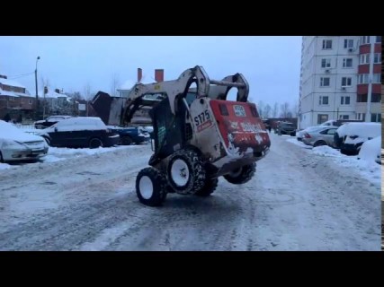 Веселый снегоуборщик в Магадане « автомагадан